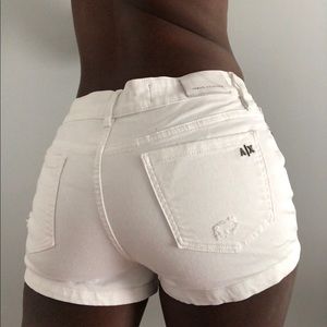 Armani White Shorts